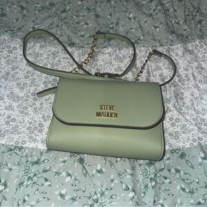 Steve Madden Sage Crossbody Bag with Gold Accents